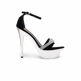 Black Fancy Women Bridal Sandal FN6040