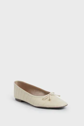 Eggshell Arissa Flats