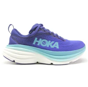 Hoka Womens Trainers Bondi 8 Lace Up Low Top Sneakers Textile - UK 3.5