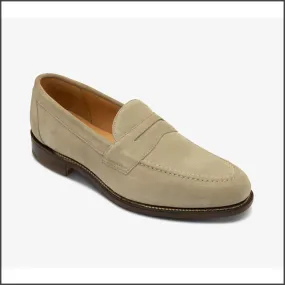 Loake Imperial Sand Suede Penny Loafer--