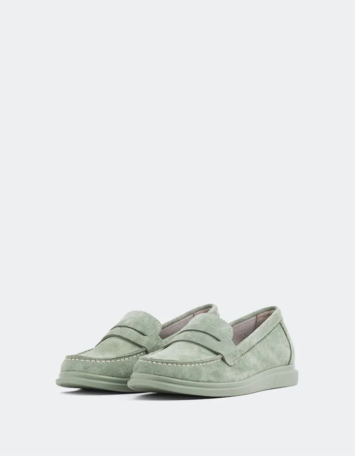 Sperry Green Suede