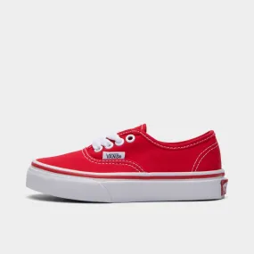 Vans Childrens' Authentic Red / True White